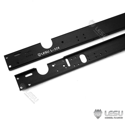 Metal Spare Part Air Suspension Chassis Rail Set for LESU 1/14 Radio Controlled Tractor Truck RC Dumper Car 6*6 6*4 Spare Parts DIY