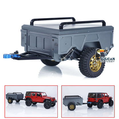 CAPO 1/18 Crawler Car KIT DIY RC Model Metal Chassis Plastic Unassembled Unpainted Cabin Car Shell W/ 2Speed Gearbox Differential