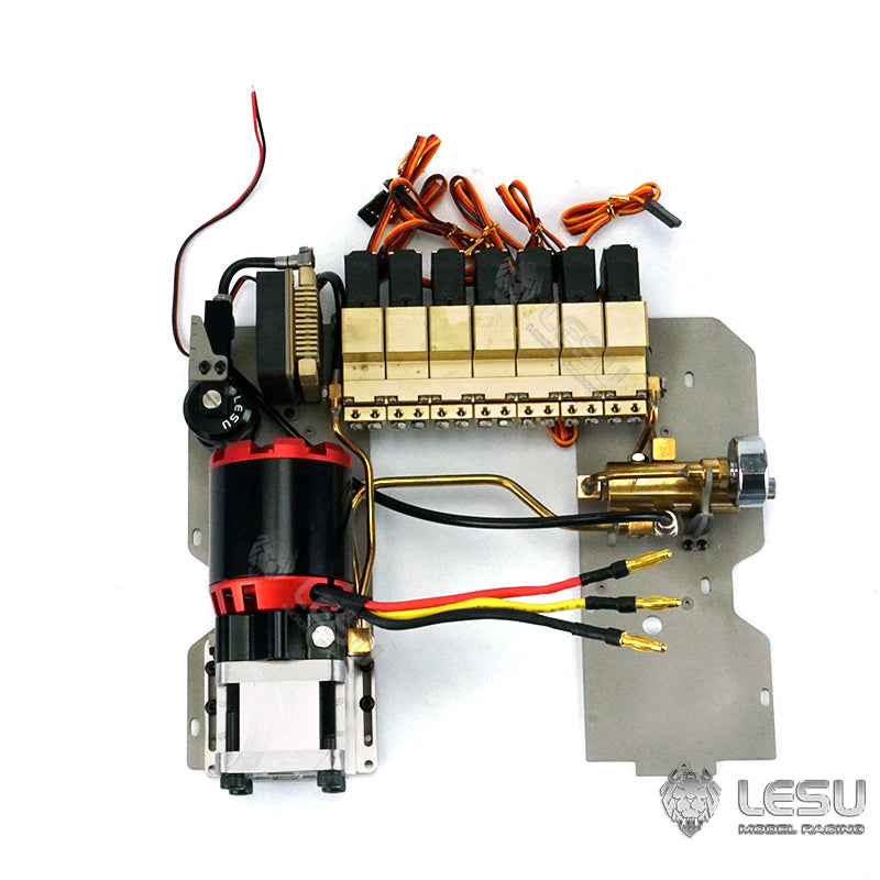 In Stock BEST SELLING Fast Shipment 1/14 LESU PC360 Metal Excavator Truck Tracks Sprocket ESC Motor For DIY TAMIYYA Digger