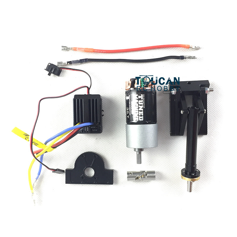 Hercules Lifting System 1050A ESC Brush Motor for 1/14 Radio Controlled Tractor Truck RC Model Cars DIY Spare Parts