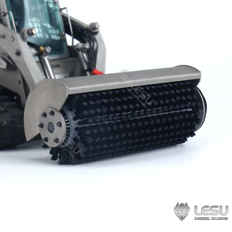 LESU 1/14 Scale Hydraulic Radio Controlled Loader Aoue LT5 Tracked Skid-Steer Loader Sweeper Dozer Blade Gripper Hay Clamp