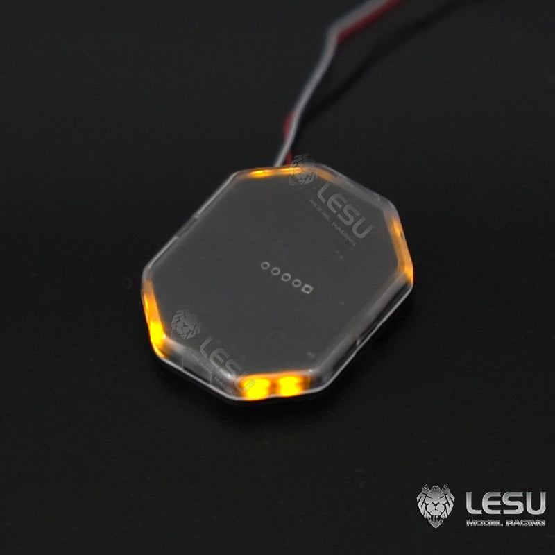 LESU 1/14 Painted LED Roof Caution Light Warning Plastic DIY Spare Parts Suitable for TAMIYA RC Truck DIY Tractor