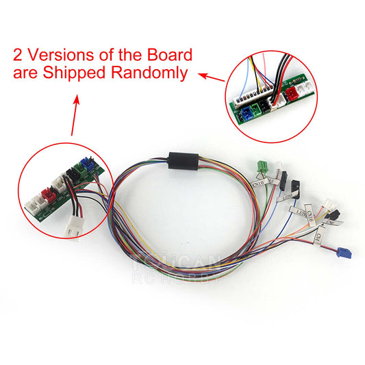 US STOCK 1/16 Scale Henglong 6.0 7.0 RC Tank Models Upgraded Part Electric Slip Ring 12P DIY for 360 Degree grees Rotating Gear