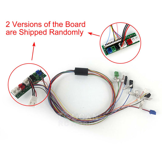 US Stock 1/16 Scale Henglong 6.0 7.0 RC Tank Models Upgraded Part Electric Slip Ring 12P DIY for 360 Degree grees Rotating Gear