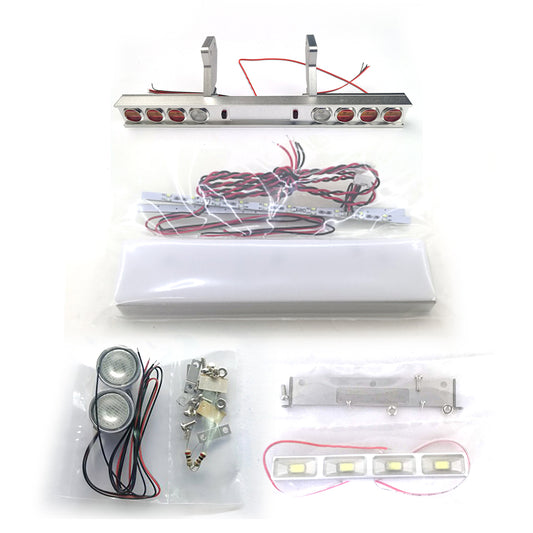 Degree Scale Model Light LED Lamp Spare Part Universal General Parts for 1/14 Tamiiya 56323 RC Tractor Radio Controlled Truck Construction Vehicles