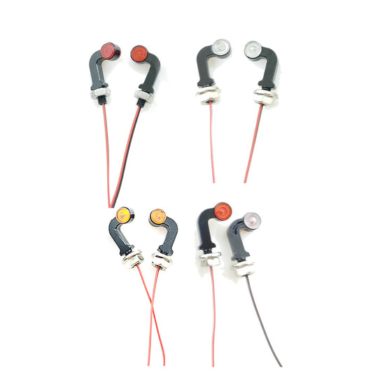 Degree Led Light Position Left Right Lamp for DIY Upgrade Tamiye 1/14 RC Tractor Truck Car 56360 LESU Trucks