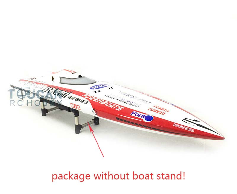 DT125 Tsunami Prepainted Gasoline Race KIT RC Boat Hull DIY Fiber Glass Model Black Red Pink 1250*360*210mm for Advanced Player