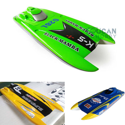 26CC G26L Prepainted Gasoline Racing KIT Fiber Glass RC Boat Hull Dendroaspis Polylepis Only for Advanced Player DIY Model Adult