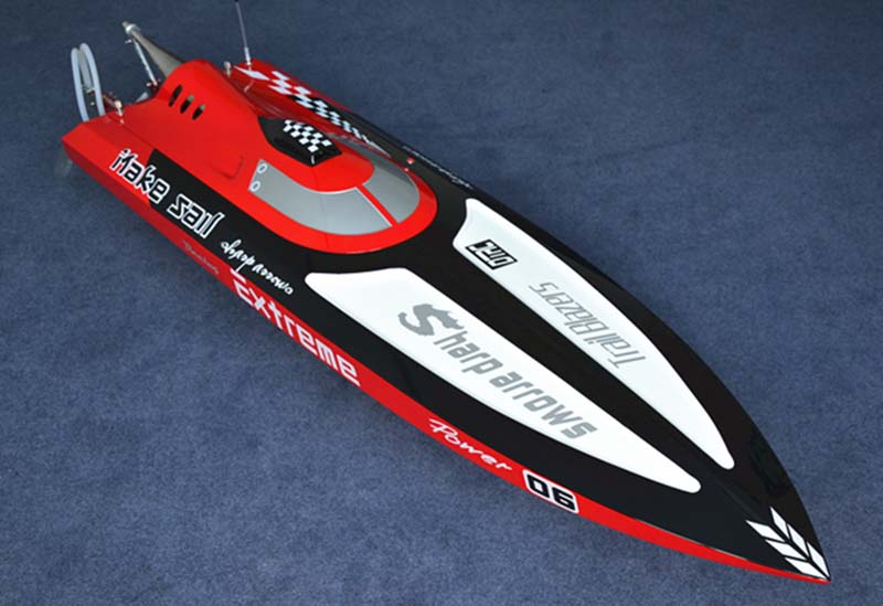 G30C 30CC Blue Red Fiber Glass Gasoline Racing ARTR DIY RC Boat Driving&Steering System 60-65km/h 1210*325*233mm High Speed Adult