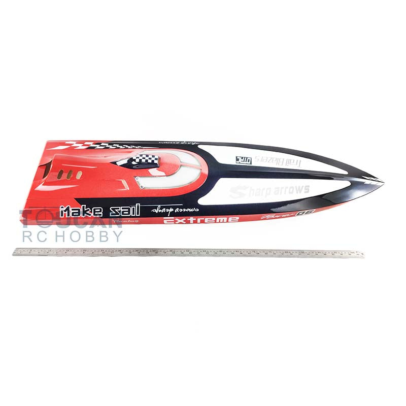 G30C 30CC Blue Red Prepainted Gasoline KIT RC Boat Hull Only for Advanced Player DIY Model Adult Present 1210*325*233mm W/O Mount