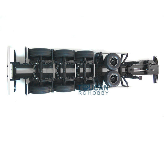 US Stock 1/14 Scale  Remote Control 40ft Container Chassis Semi Tractor Trailer Unpainted KIT Car RC Model
