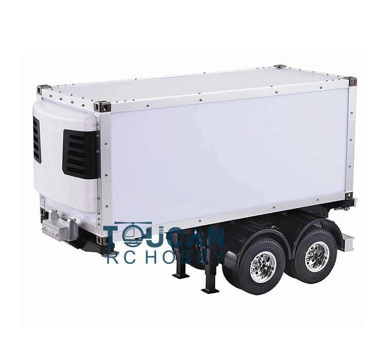 Hercules Metal 20ft 40ft Reefer Container Oil Tank Trailer for 1/14 DIY TAMIlYA Remote Controlled Tractor Truck RC Cars Model