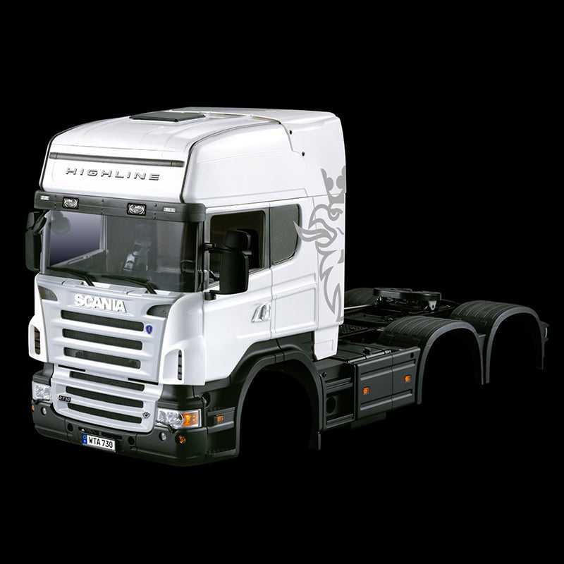 US Stock 1/14 Scale Unassembled  3Axle Highline RC Trailer Tractor Truck Car Shell Body Model