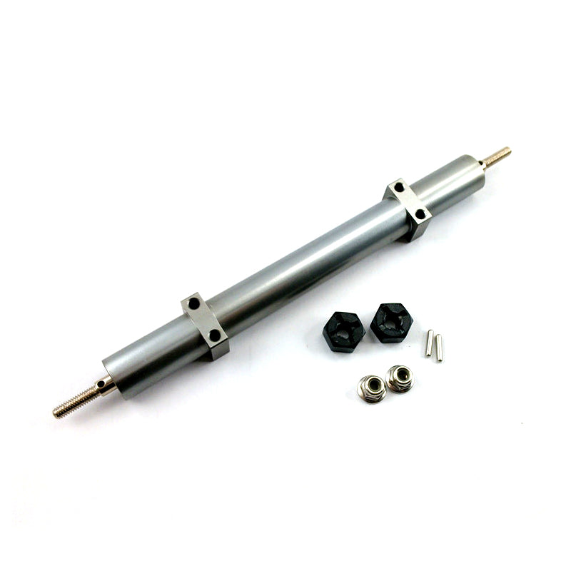 1/14 Hercules Metal 140mm Idler Shaft Unpower Axle for TAMIYE Tractor Truck Cars Radio Controlled Trailer Vehicles