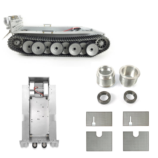 HengLong 1/16 3818 German Tiger 1 Full Metal Chassis Tracks Road Wheels Gearbox Driving Axle Bearings Guard Plate Parts