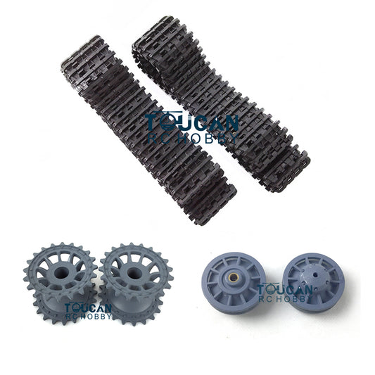 Henglong 1/16 Scale German Tiger I 3818 Panther 3819 RC Tank Plastic Tracks Sprockets Idlers Wheels Remote Control Model