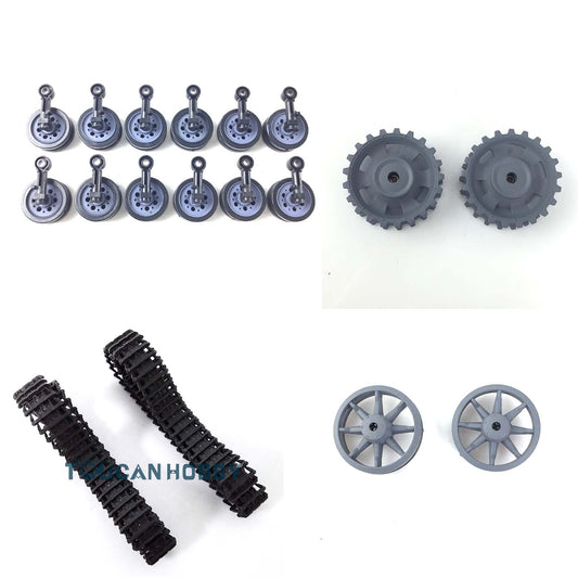 Henglong 1/16 Scale German Panzer III L 3848 Stug III 3868 RC Tank Remote Control Model Plastic Idlers Sprockets Tracks Road Wheel