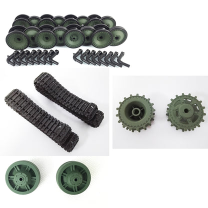 In Stock Plastic Idlers Road Wheels Sprockets Tracks for Henglong 1/16 Scale Jadpanther 3869 Panther G 3879 RC Tank Model