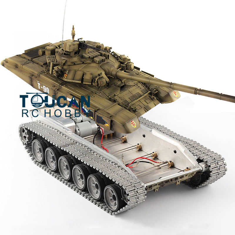 Henglong 1/16 RC Tank 3938 T90 W/ Metal Chassis Plastic Hull 7.1 Mainboard Sound Effects 360Degrees Rotating Turret Infrared BB Shooting