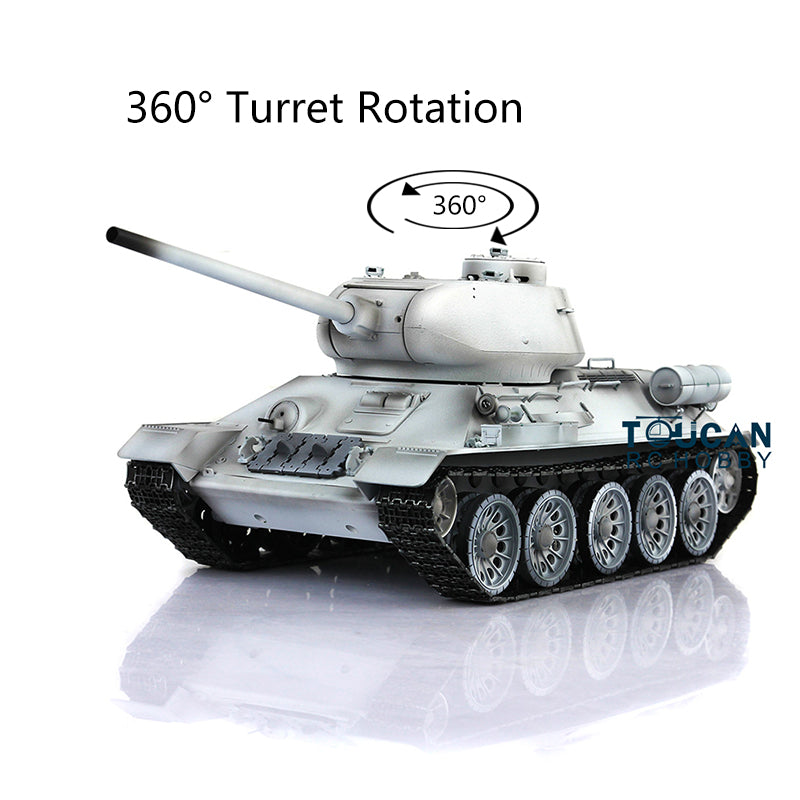 2.4Ghz Henglong 1:16 Scale 7.0 Plastic Ver Soviet T34-85 RTR RC Tank Model 3909 360Degrees Turret Radio Controller Main Board