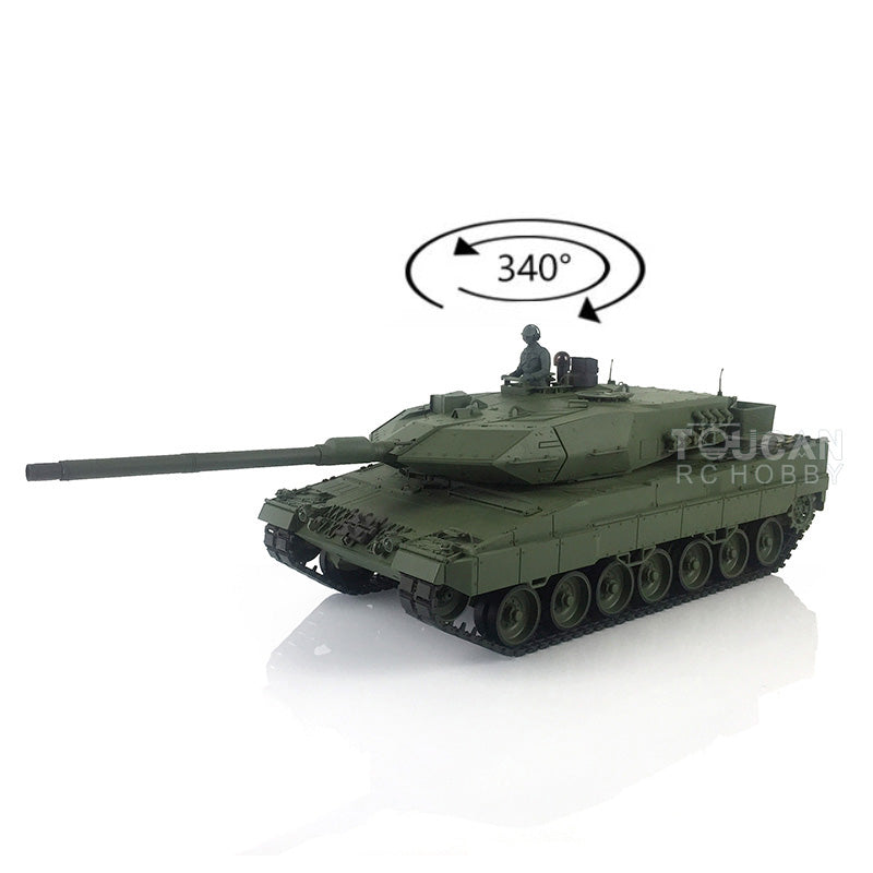 2.4Ghz Remote Control RC Tank Heng Long 1/16 Scale TK7.0 Main Board Leopard2A6 3889 Ready to Run Shooting BBs Turret Rotating