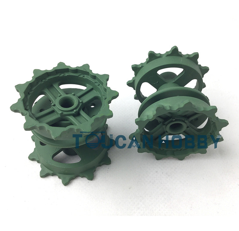 Plastic Road Wheels Idlers Sprockets Tracks for Henglong 1:16 Scale China ZTZ 99 3899 99A 3899A RC Tank Model DIY