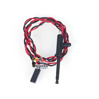 In Stock Henglong 1/16 RC Tank Rotating Gearbox Smoke Unit Board FPV System Infrared Combating System Receiver Plastic 340/360 Degree Rotating Gear Metal Antenna