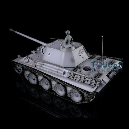 Henglong 1/16 7.0 RC Tank German Panther G Upgraded 3879 w/ FPV 360Degrees Rotating Turret Barrel Recoil Smoking Gearbox Sound Effect