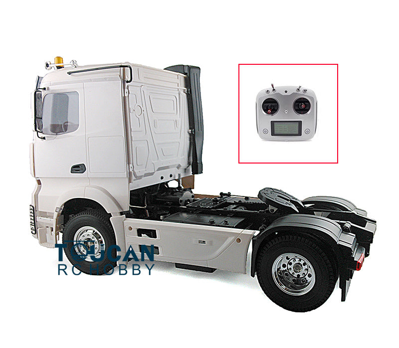 1/14 2Axles Unpainted Low Top RC Tractor Truck Radio Controlled Trailer Assembly KIT Motor Car DIY Hobby Model