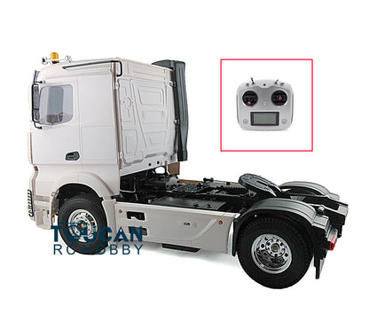 1/14 2Axles Unpainted Low Top RC Tractor Truck Radio Controlled Trailer Assembly KIT Motor Car DIY Hobby Model