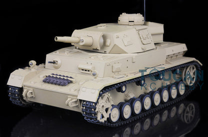 Henglong 1/16 7.0 Radio Control Tank Plastic German Panzer IV F 3858 RTR RC Tank w/ 360Degrees Rotating Turret Sound Effect IR Battle