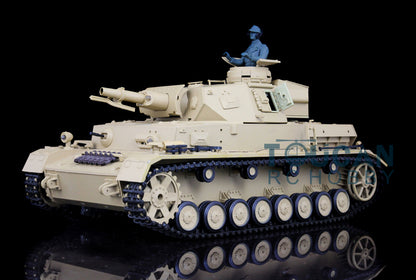 2.4G Henglong 1/16 7.0 RC Tank Panzer IV F Remote Control Tank 3858 w/ 360Degrees Rotating Turret Steel Gearbox FPV Camera BB Shooting