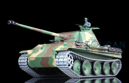 Henglong 1/16 7.0 RC Tank German Panther G Upgraded 3879 w/ FPV 360Degrees Rotating Turret Barrel Recoil Smoking Gearbox Sound Effect