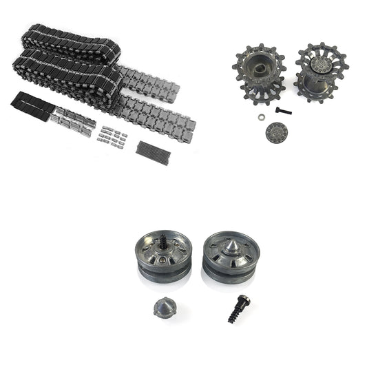 Mato 1/16 British Challenger II RTR Remote Controlled Tank Model Metal Tracks Rubber Pads Sprockets Idlers W/ Bearing Spare Parts