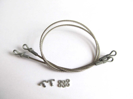 US STOCK Mato 1/16 Scale Metal Towing Cable MT132 Spare Parts for German Stug III Remote Control Tank RC Model