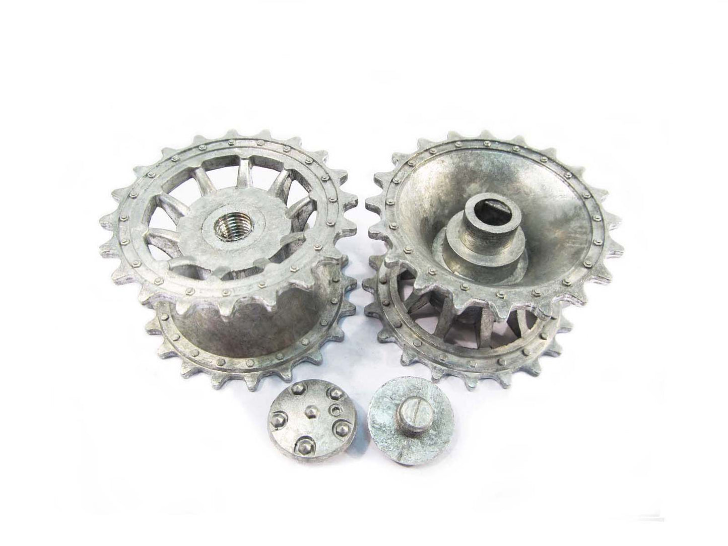 Mato 1/16 Metal Tracks Upper Hull Sprockets Idlers Road Wheels Bearing Turret Electronic BB/Infrared for German Tiger RC Tank