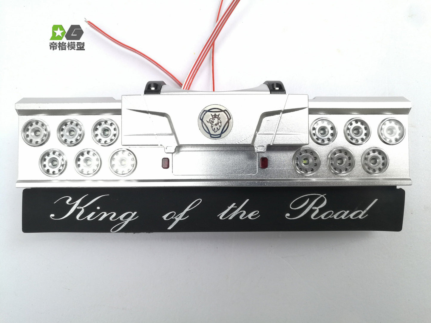 Degree CNC Metal Rear Tail Beam Taillight Nice Quality for Upgrade Customized 1/14 TAMIYE RC Tractor R620 56323 Car