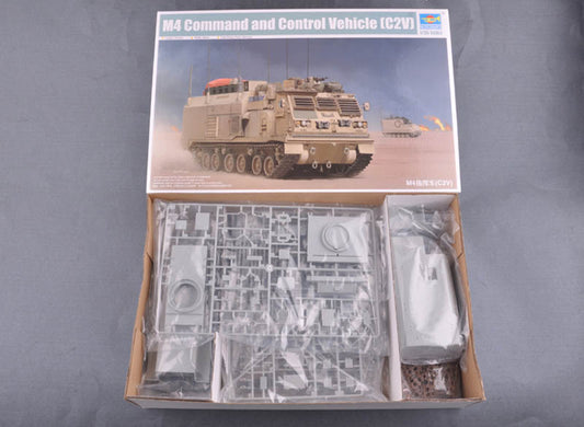 US STOCK 1/35 Trumpeter 01063 M4 Command Radio Control Vehicle Plastic Model Armor Unassembled Kit Military Collection Display