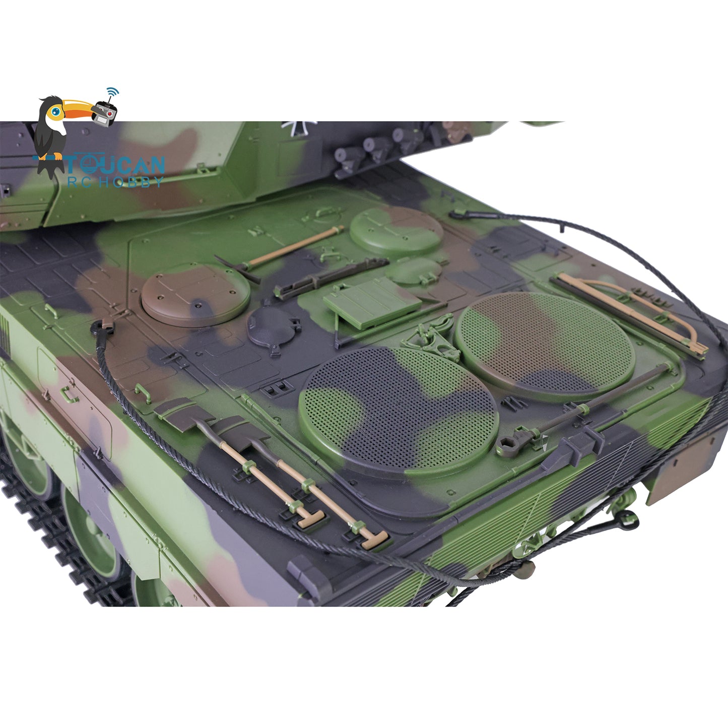 TK7.0 Edition Heng Long Ready to Run 1/16 Leopard2A6 RC Tank 3889 With Recoil Barrel Infrared Main Board Military Vehicle