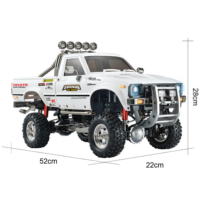 HG 1:10 Scale Remote Control P409 Pickup Truck Model 4*4 Rally Car Off-Road Racing Crawler 2.4G RTR Vehicle W/O Sound Light System