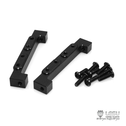 LESU Spare Part Steering Diff Locked Front Double Servo Metal Fixed Holder for 1/14 Radio Controlled Tractor Truck Tamiiya Model