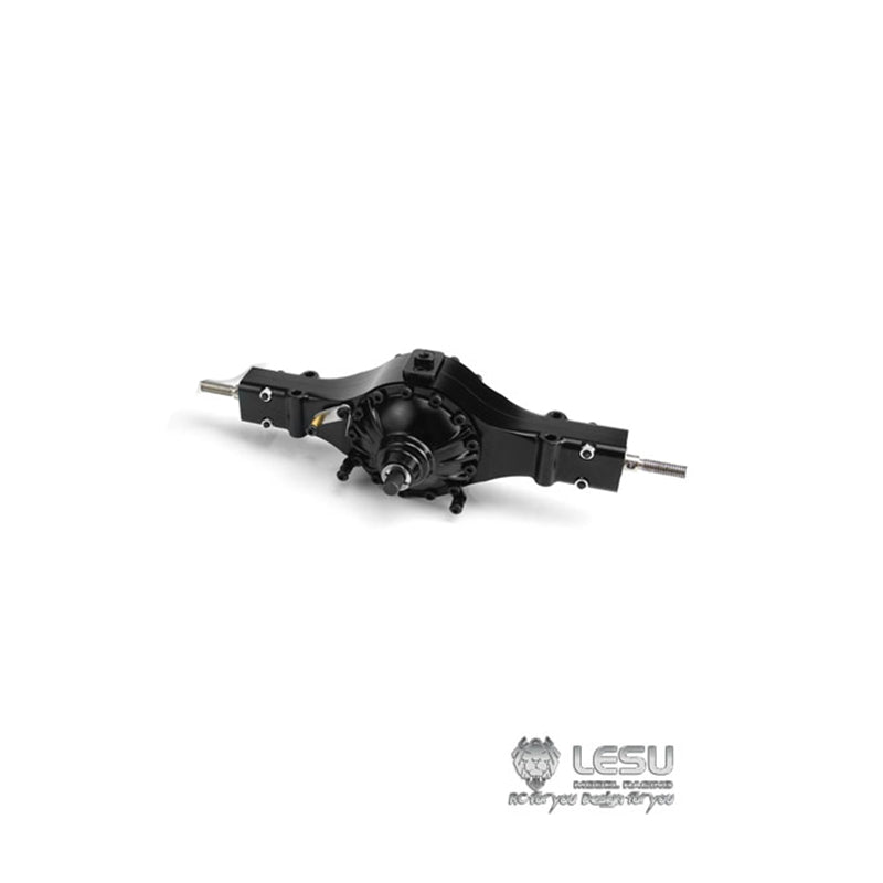 US Stock LESU Metal Power Rear Axle W/ Differential Lock for 1/14 Tractor Truck TAMIYA Model Radio Controlled Cars