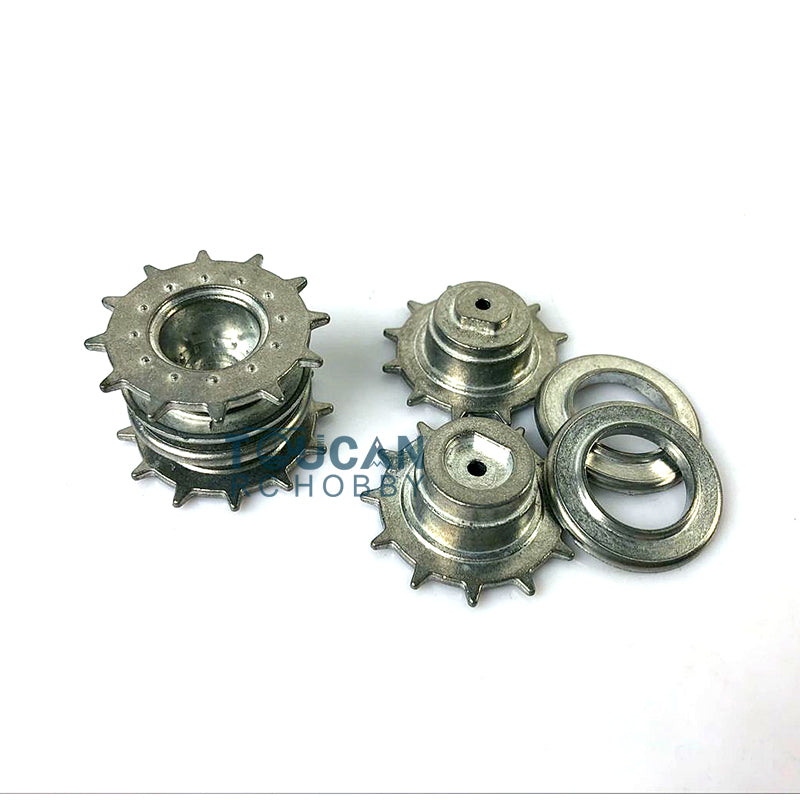 US Stock 1/16 Scale Henglong Metal Sprockets Spare Part Replacement for USA Walker Bulldog RC Tank 3839 Model