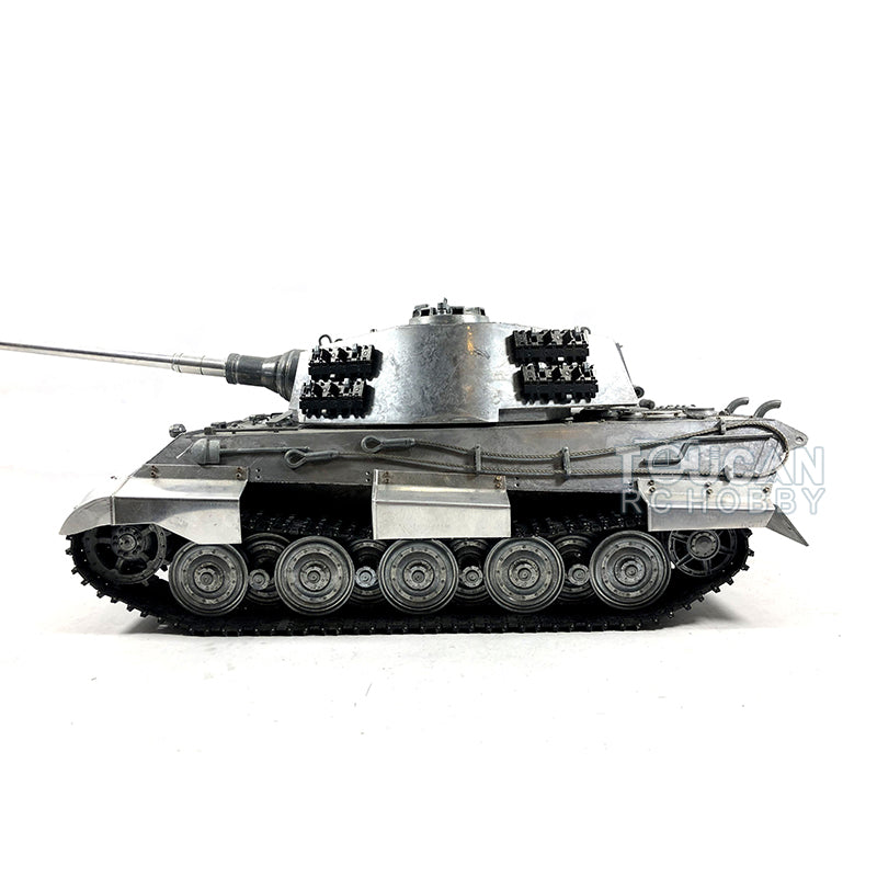 Mato 100% Metal 1/16 Scale German King Tiger KIT RC Tank 1228 Model BB Shooting Ver or Infrared Combating Ver with Barrel Recoil