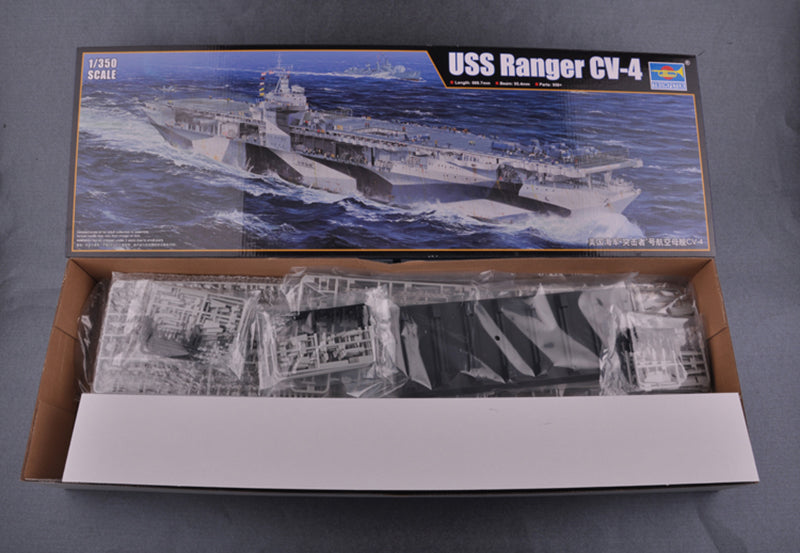 US STOCK Trumpeter 05629 1/350 USS Ranger CV-4 Aircraft Carrier Plastic Model Warship Kit