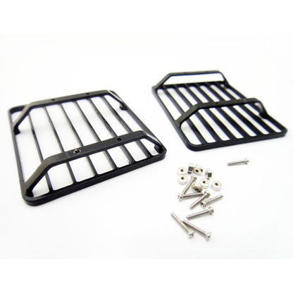 CC Hand 1Pair Upgraded Metal Front Light Grill for 1/10 Scale RC4WD G2 Remote Control Crawler Car Lande Roverl Defender D90