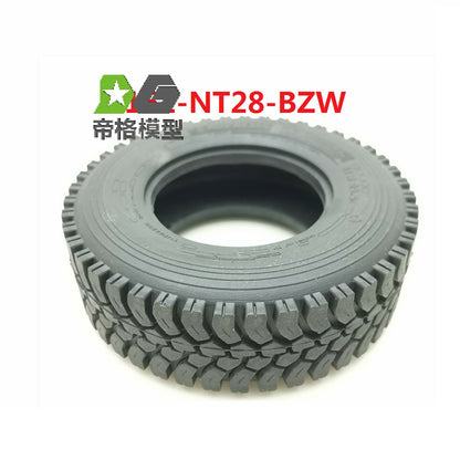 TOUCAN RC HOBBY Degree Car Parts Rubber Wheel Tires One Pair for DIY Tamiye 1/14 Remote Control RC Tractor Truck 770S 56368 22/28MM 85MM