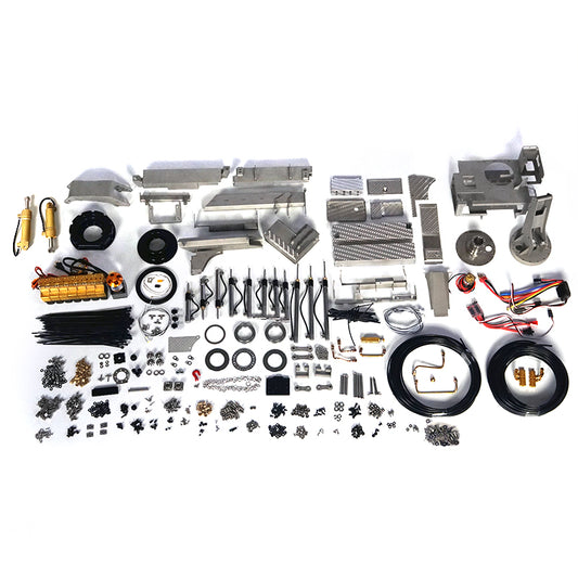 BEST SELLING LESU Hydraulic RC Truck Crane A0014 KIT Version For Upgrade 1/14 Scale Remote Control TAMIYE Dump Tractor Excavator Loader