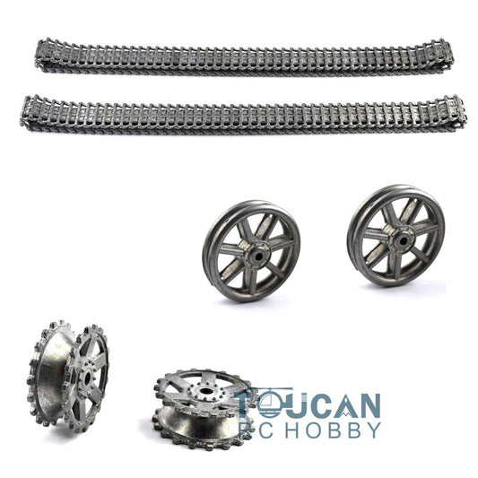 Henglong 1/16 Scale German Panzer IV F 3858 IV F2 3859 RC Tank Remote Control Model Metal Idlers Sprockets Road Wheels Tracks