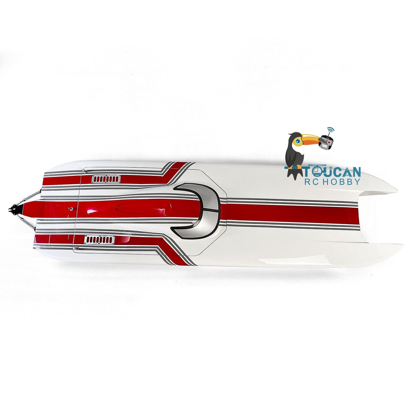 Fiber glass racing boat with water cooling system matched dual brushless motor 120A ESC
